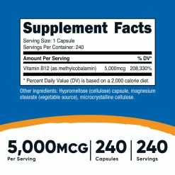 Nutricost Vitamin B12 Capsules