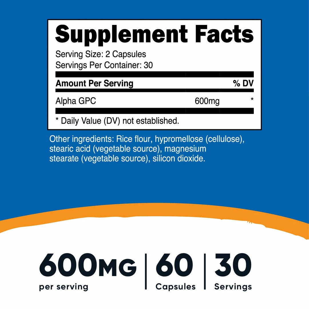 Nutricost Alpha GPC Capsules Best Sellers