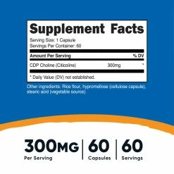 Nutricost CDP Choline Capsules Best Sellers