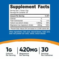 Nutricost Calcium Citrate + Magnesium Citrate Powder