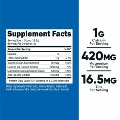 Nutricost Calcium + Magnesium + Zinc Citrates With Vitamin D3 Powder Best Sellers
