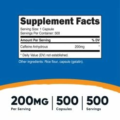 Nutricost Caffeine Capsules