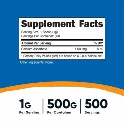 Nutricost Calcium Ascorbate Powder