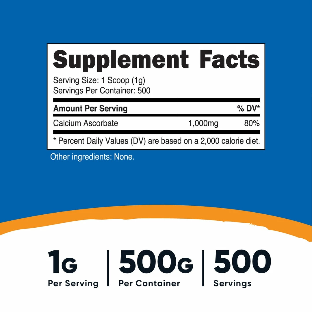 Nutricost Calcium Ascorbate Powder