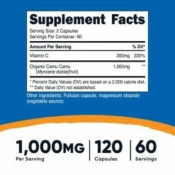 Best Sellers Nutricost Camu Camu 500mg, 120 Caps