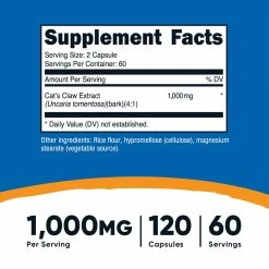 Antioxidants Nutricost Cat's Claw Capsules