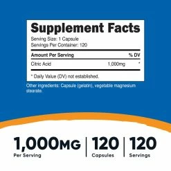 Best Sellers Nutricost Citric Acid Capsules
