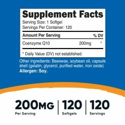 Antioxidants Nutricost CoQ10 Softgels
