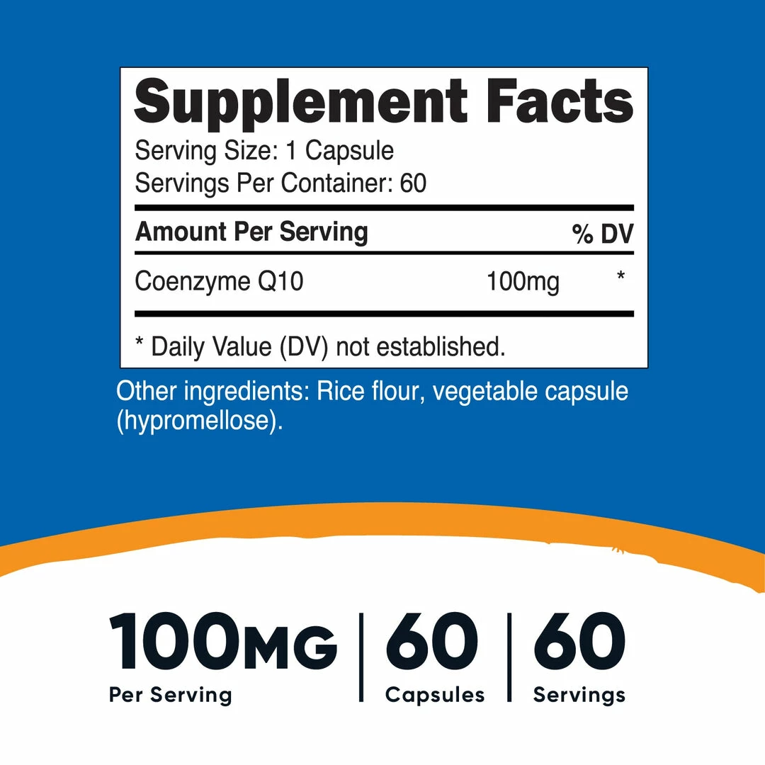 Antioxidants Nutricost CoQ10 Capsules
