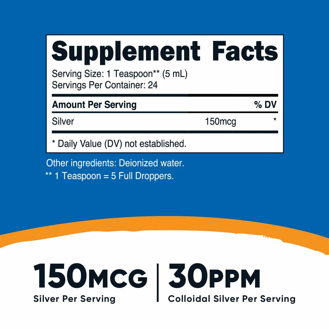 Best Sellers Nutricost Colloidal Silver 4oz