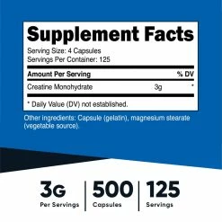 Best Sellers Nutricost Creatine Monohydrate Capsules