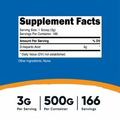 Nutricost D-Aspartic Acid Powder