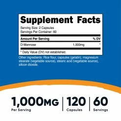 Best Sellers Nutricost D-Mannose Capsules