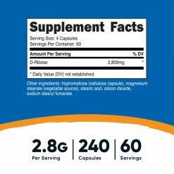 Best Sellers Nutricost D-Ribose Capsules