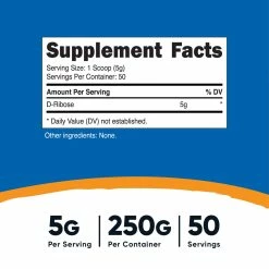 Nutricost D-Ribose Powder