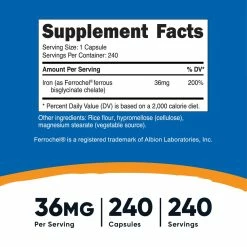 Best Sellers Nutricost Ferrochel Iron Capsules