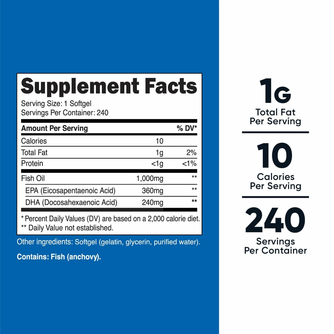 Best Sellers Nutricost Fish Oil Softgels