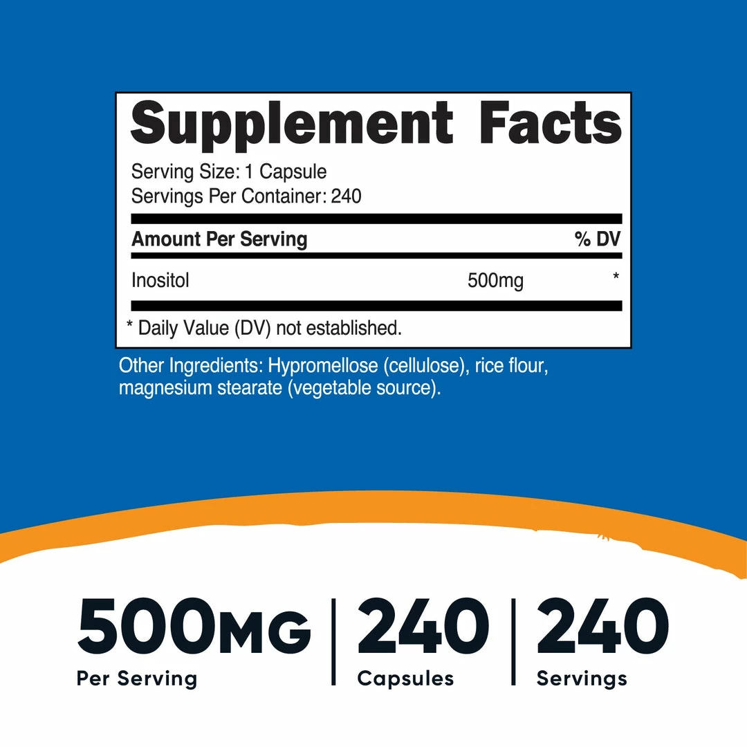 Nutricost Inositol Capsules Best Sellers