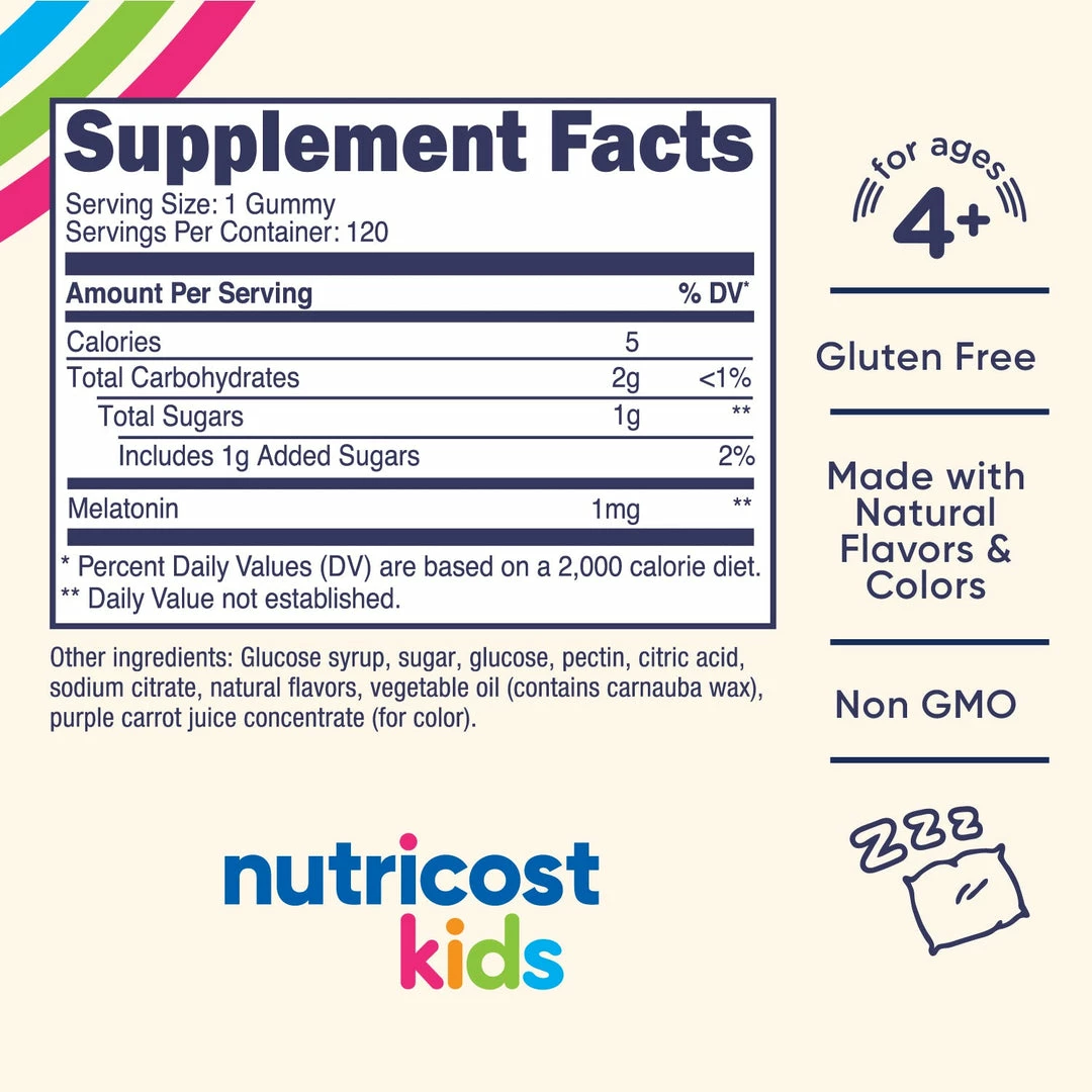 Nutricost Kids Melatonin Gummies