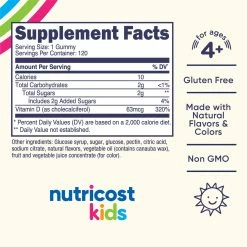 Nutricost Kids Vitamin D3 Gummies Best Sellers