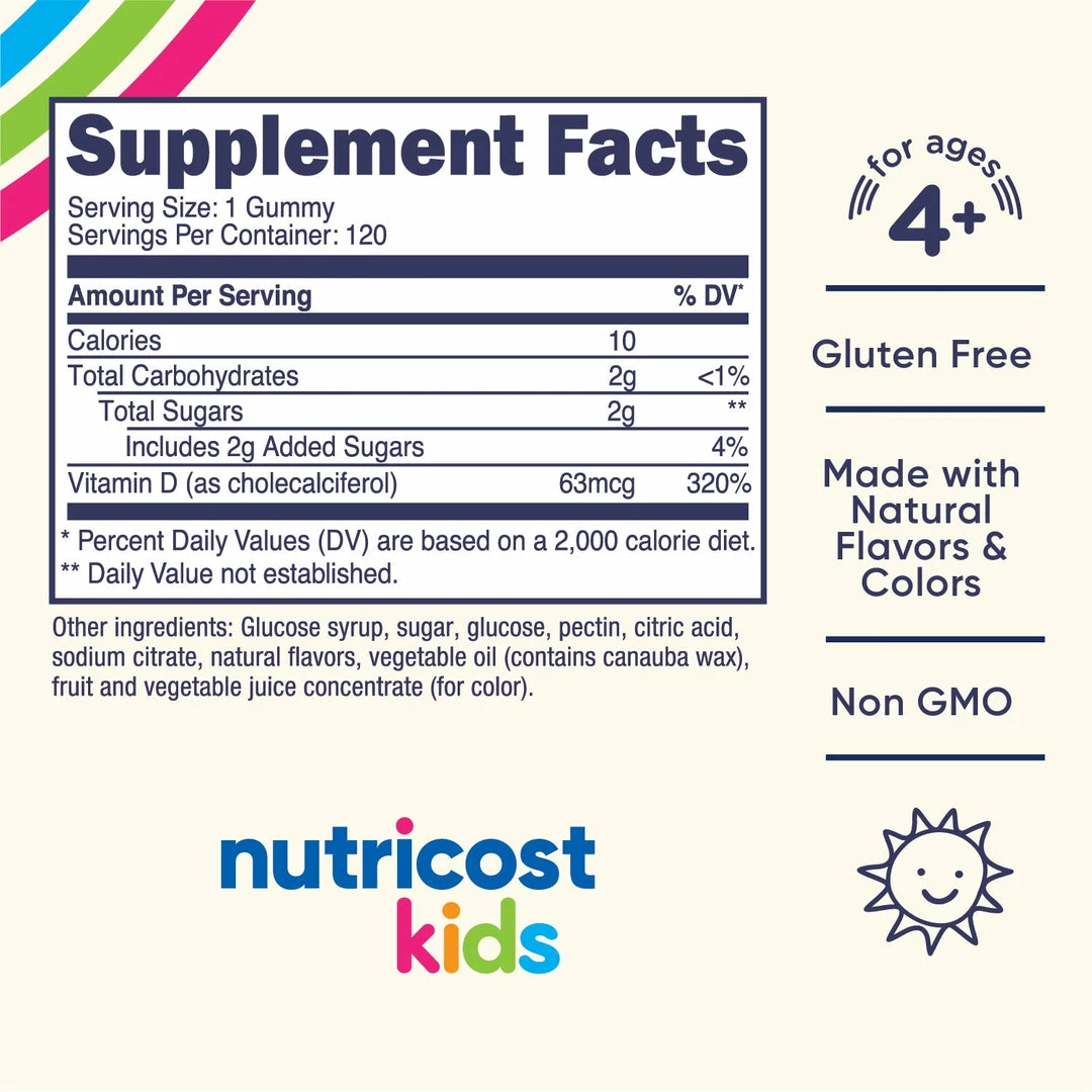 Nutricost Kids Vitamin D3 Gummies Best Sellers