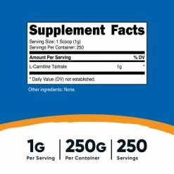 Nutricost L-Carnitine Tartrate Powder