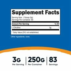 Nutricost L-Citrulline (Base) Powder Amino Acids