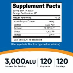 Best Sellers Nutricost Lactase Enzyme Complex Capsules