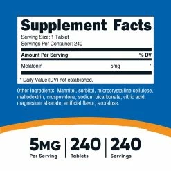 Best Sellers Nutricost Melatonin Tablets (Fast Dissolve)