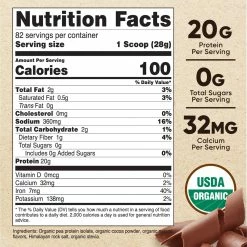 Nutricost Organic Pea Protein Isolate Powder