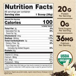 Nutricost Organic Pea Protein Isolate Powder