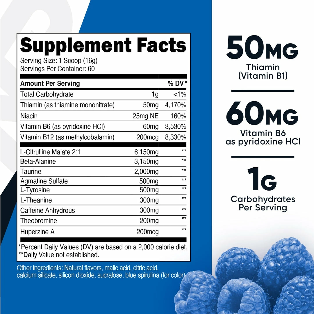 Nutricost Pre-Workout Complex Powder