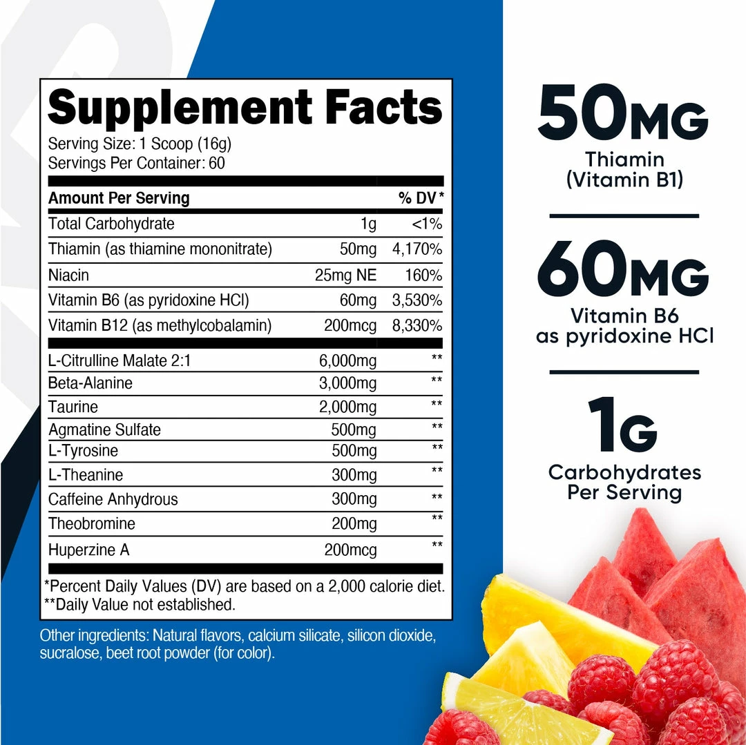 Nutricost Pre-Workout Complex Powder