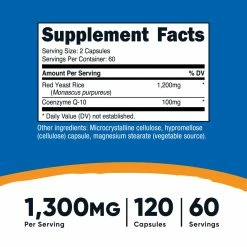 Nutricost Red Yeast Rice With CoQ10