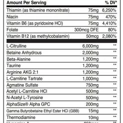 Nutricost Stim Free Preworkout