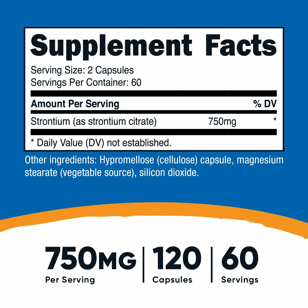 Best Sellers Nutricost Strontium Capsules