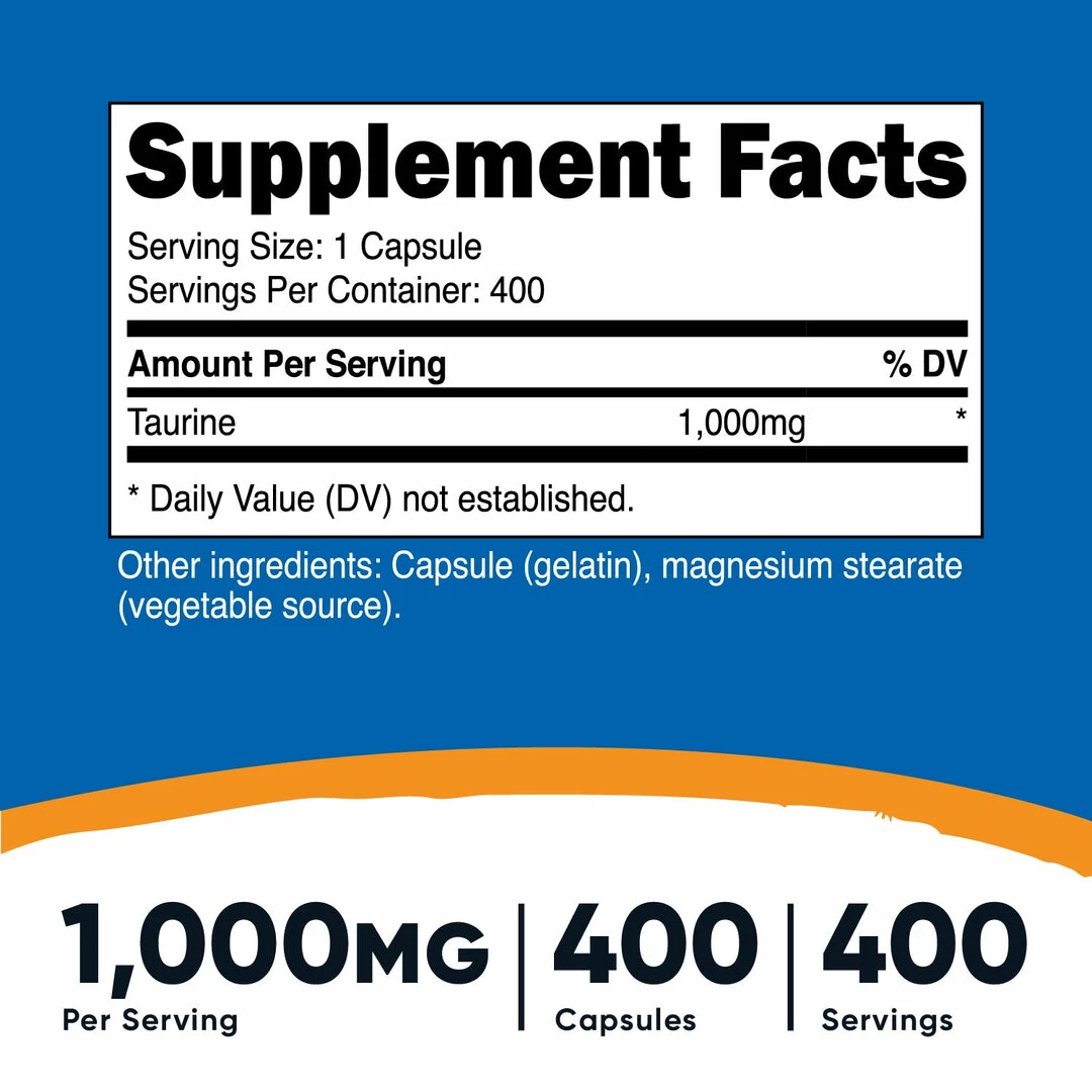 Nutricost Taurine Capsules