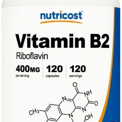 Best Sellers Nutricost Vitamin B2 Riboflavin Capsules