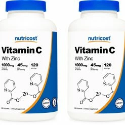 Nutricost Vitamin C (with Zinc) Capsules