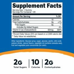 Best Sellers Nutricost Vitamin D3 Gummies (2,500iu)