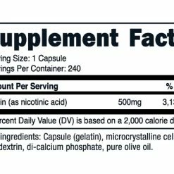 Nutricost Niacin Capsules (Flush Free)