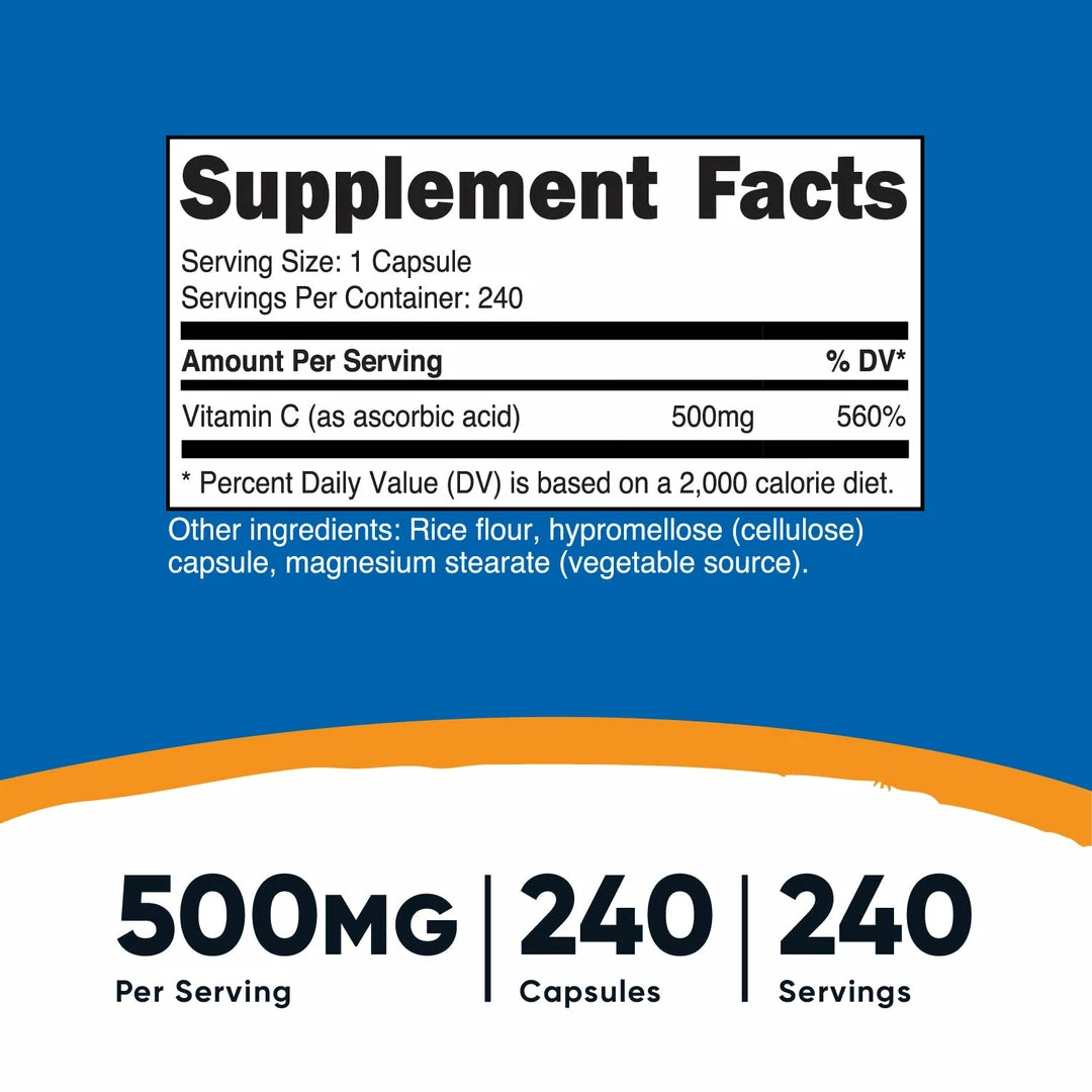 Nutricost Vitamin C Capsules