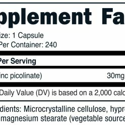 Nutricost Zinc Picolinate (30mg)