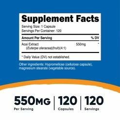 Antioxidants Nutricost Acai Capsules