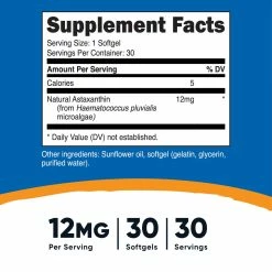 Nutricost Astaxanthin Softgels