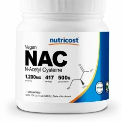Nutricost N-Acetyl Cysteine (NAC) Vegetarian Powder Amino Acids