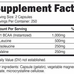 Amino Acids Nutricost BCAA Capsules