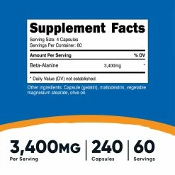 Best Sellers Nutricost Beta-Alanine Capsules