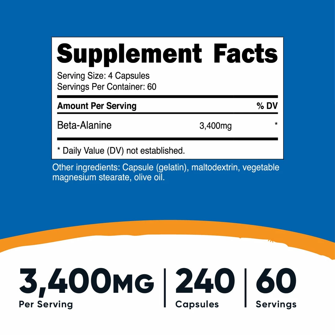 Best Sellers Nutricost Beta-Alanine Capsules