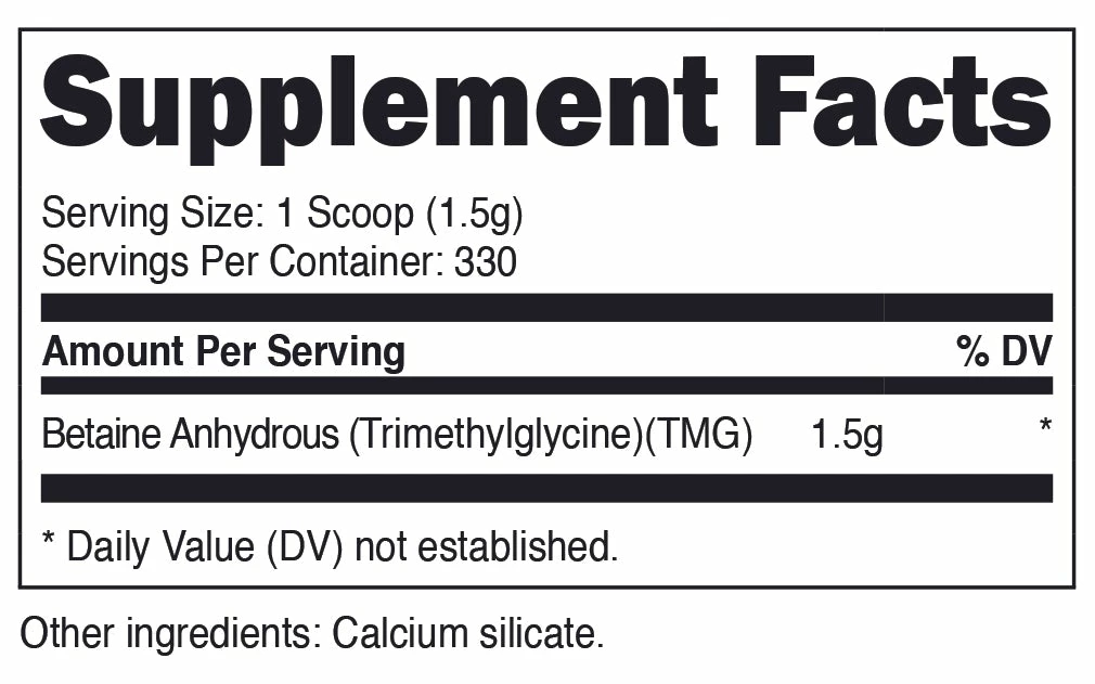 Nutricost Betaine Anhydrous (TMG) Powder